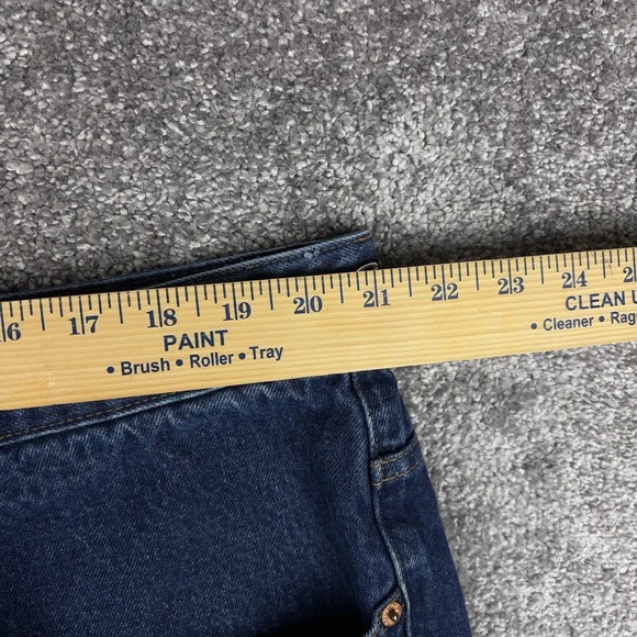 VTG Maurice Malone Mo Jeans Men's 42x34 Blue Loose Baggy Distressed Y2K 90s - Picture 9 of 13